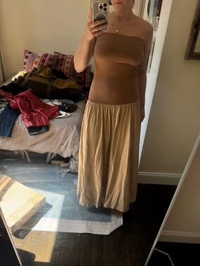 By Maline Birger cotton maxi dress